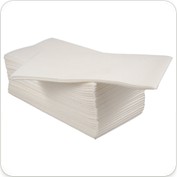 White Airlaid 8 Fold Napkin