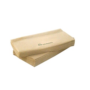 Unbleached Dispenser Napkins 33cm