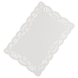 White Lace Paper Tray Covers