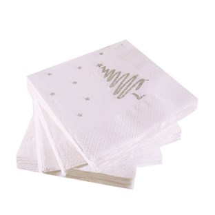 Contemporary Design Christmas Printed Napkin